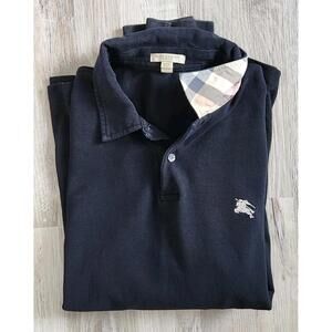 Burberry Brit Shirt Long Sleeve Large Polo Black